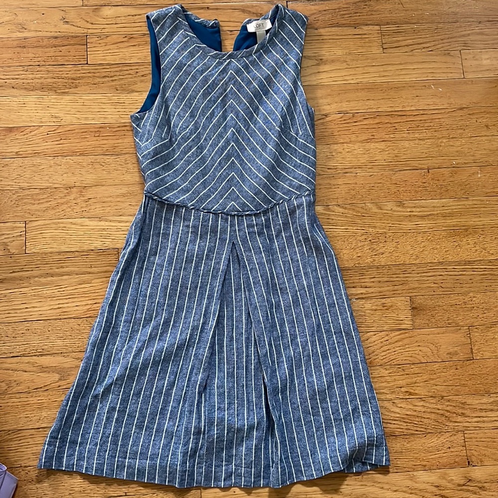 Loft chambray size 0 dress